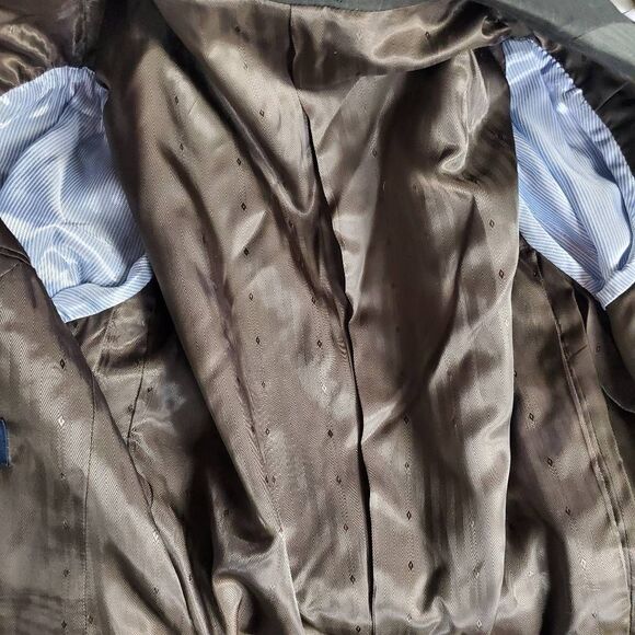 Joseph & Feiss Men’s Pinstripe Wool Suit Jacket Blazer Size 39L New With Tags - Picture 4 of 11